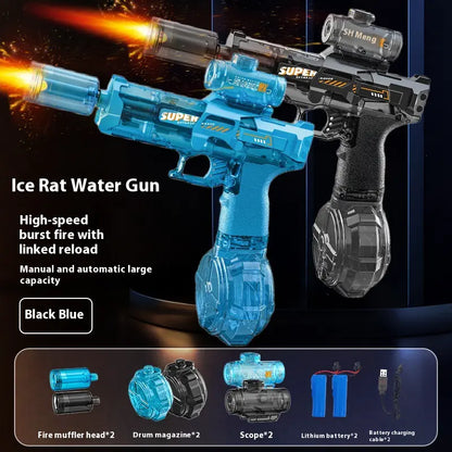 AquaStrike X™ Water Gun for Summer Battles & Pool Fun - Bluqo