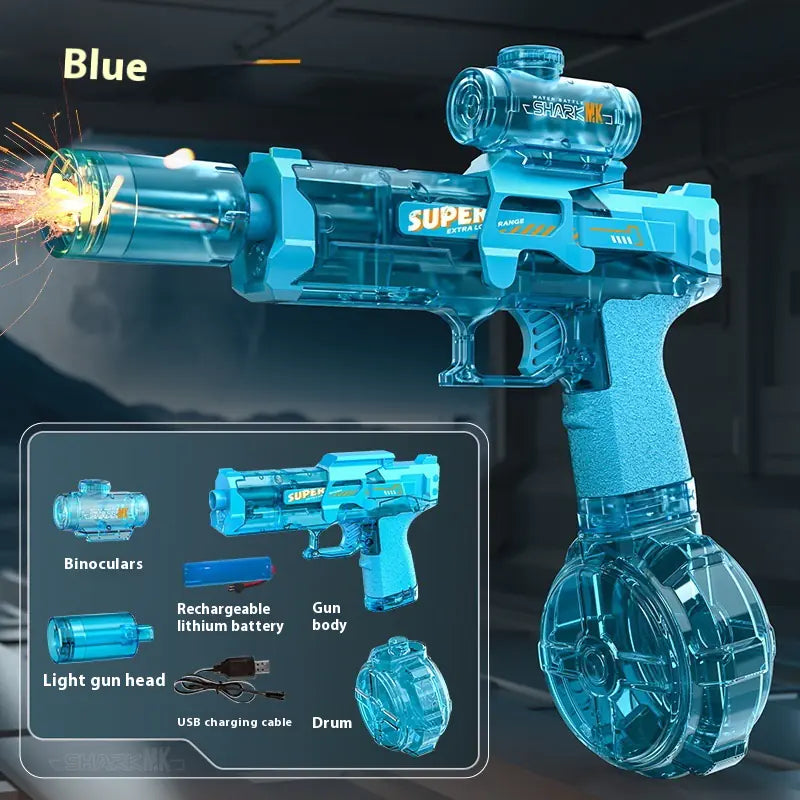 AquaStrike X™ Water Gun for Summer Battles & Pool Fun - Bluqo