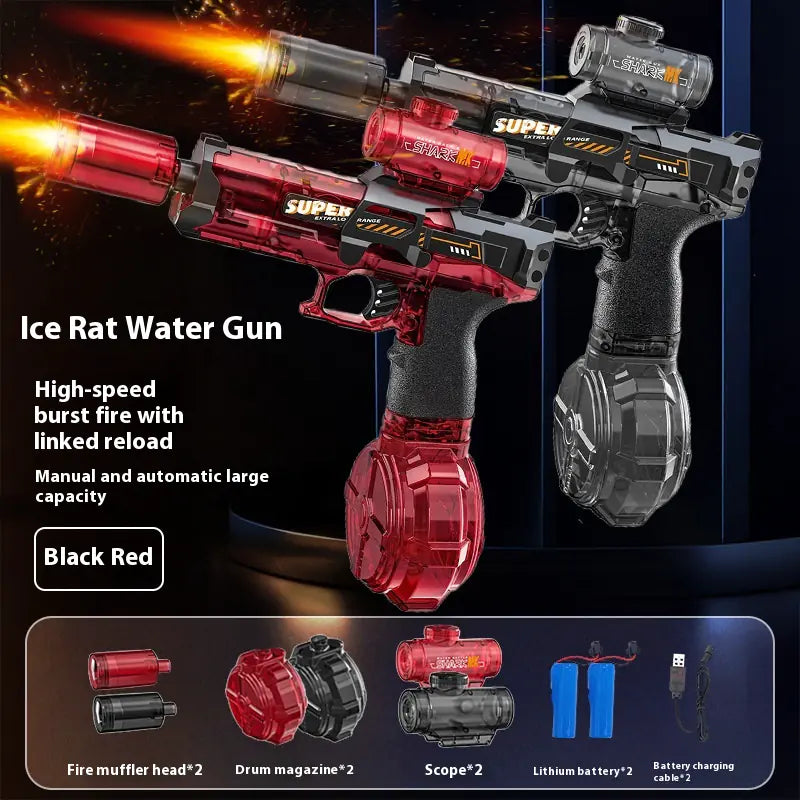 AquaStrike X™ Water Gun for Summer Battles & Pool Fun - Bluqo